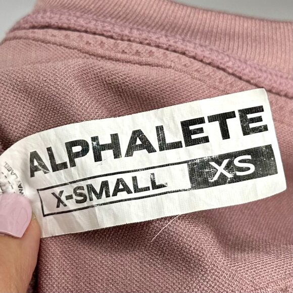 Alphalete Ozone Crop Bra Top Mauve Size XS - Picture 7 of 8